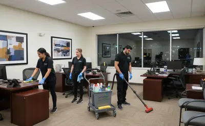 Break room cleaning for a Mesa, Arizona business