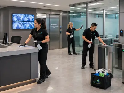 Discreet cleaning for secure and confidential facilities