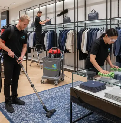 The All Clean Team commercial cleaning crew
